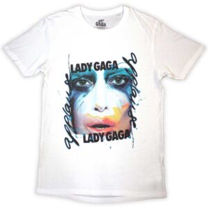 Lady Gaga Unisex T-Shirt: Artpop Facepaint (Medium)