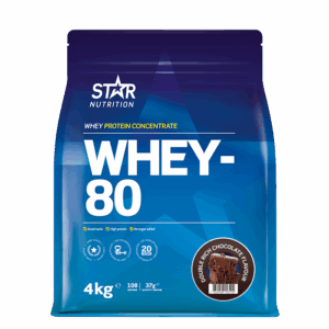 Whey-80 Vassleprotein 4 kg