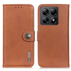KHAZNEH Fr Xiaomi 14T Fodral Skal - Brun