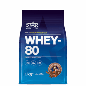 Whey-80 Vassleprotein 1 kg