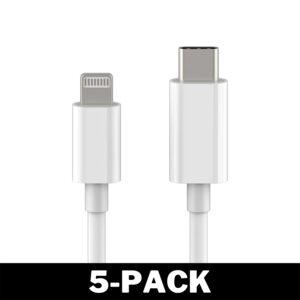 USB-C till Lightning Kabel iPhone Snabb Laddare 2M Vit