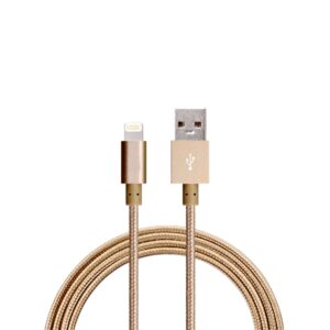 1M Kabel iPhone Laddare Nylon Quick Charge Flera Frger