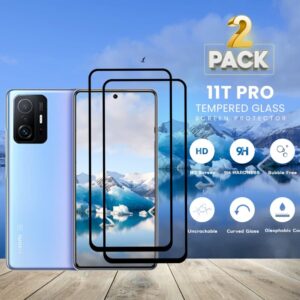 2-Pack Xiaomi 11T 5G - Hrdat Glas 9H - Super Kvalitet 3D Skrmskydd