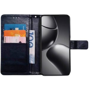 Plnboksfodral 3-kort Xiaomi 14T Pro - Mrkbl