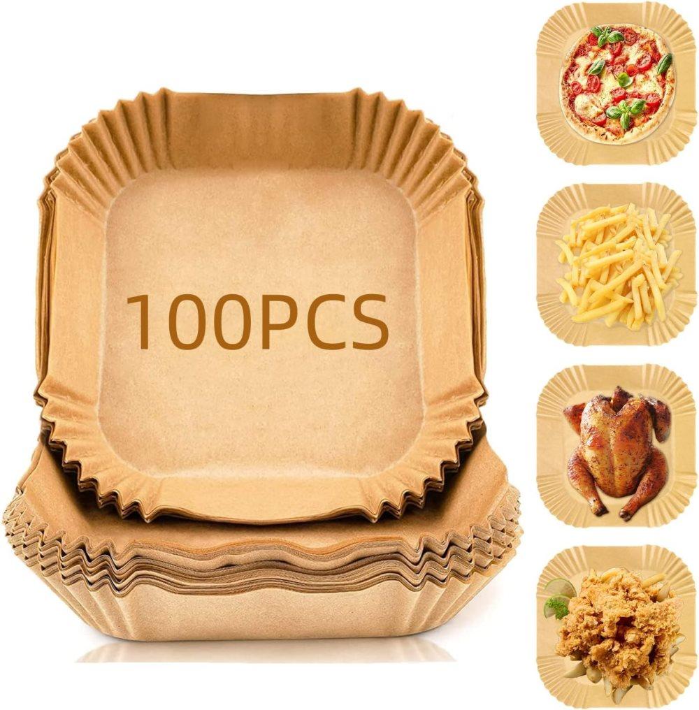 100-pack Bakplåtspapper Airfryer 16cm - Medium