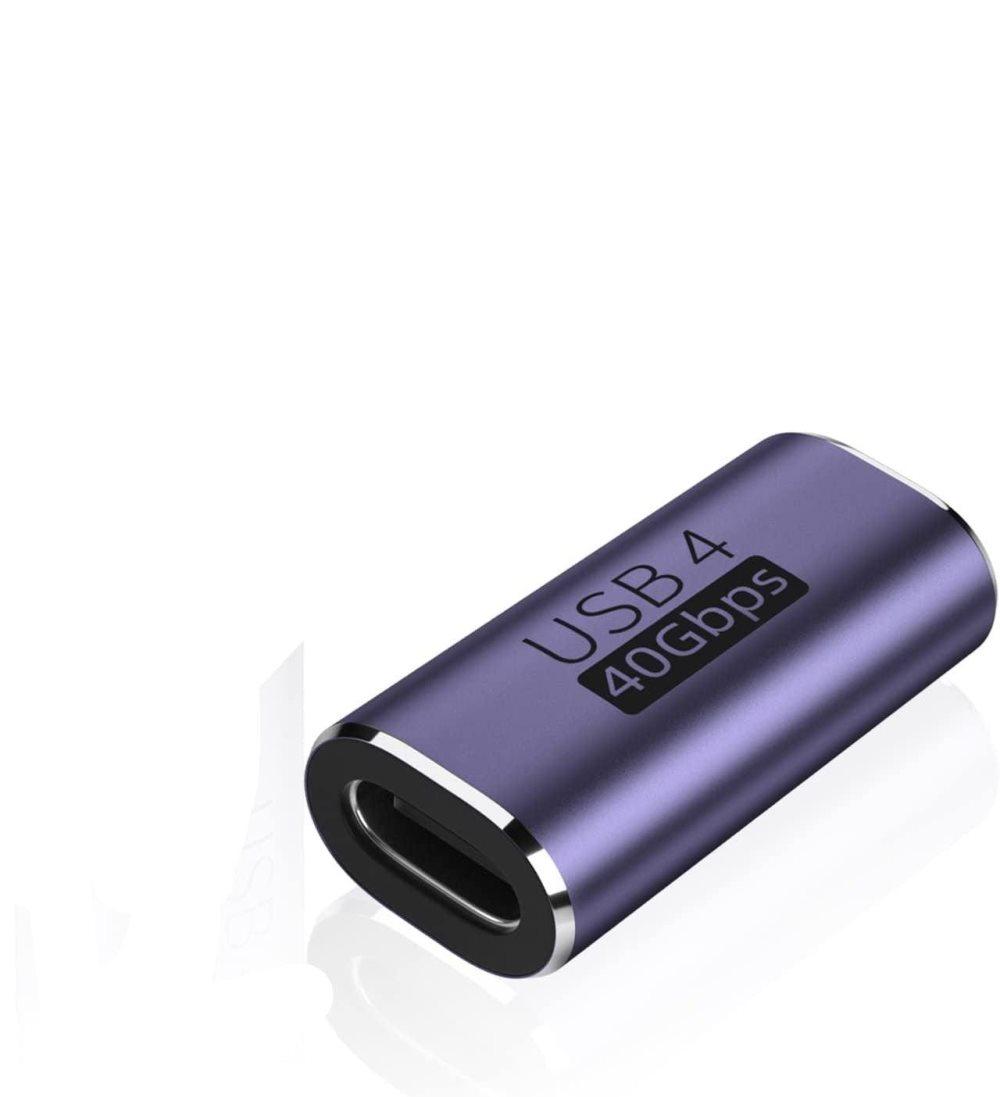 NRDIC USB4 frlngningsadapter hona till hona 40G 8K60Hz PD100W