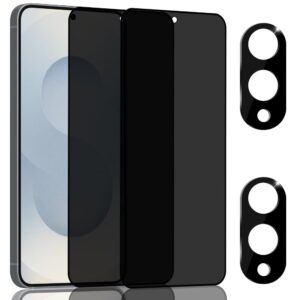 2-Pack Samsung S25 Edge Privacy Skärmskydd & 2-Pack linsskydd - Härdat Glas 9H - Super kvalitet 3D