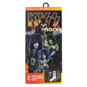 Kiss Socks 3 Pack In Gift Box One Size