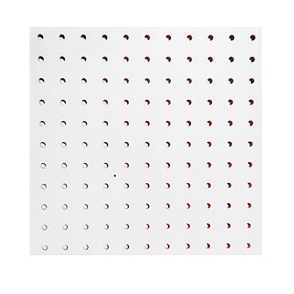 100 spolar sytrådshållare väggmonterad sytrådspärrtavla pärlplatta väggorganisatör med 25 träpinnar vit 300x300mm 1 lager