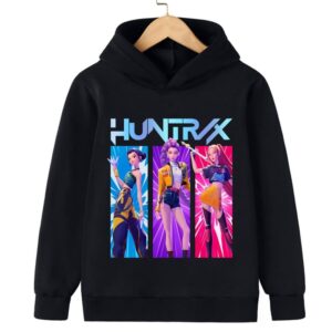 2025 Kpop Demon Hunter Saja Hoodie - Casual sweatshirt för pojkar och flickor, långärmad streetwear