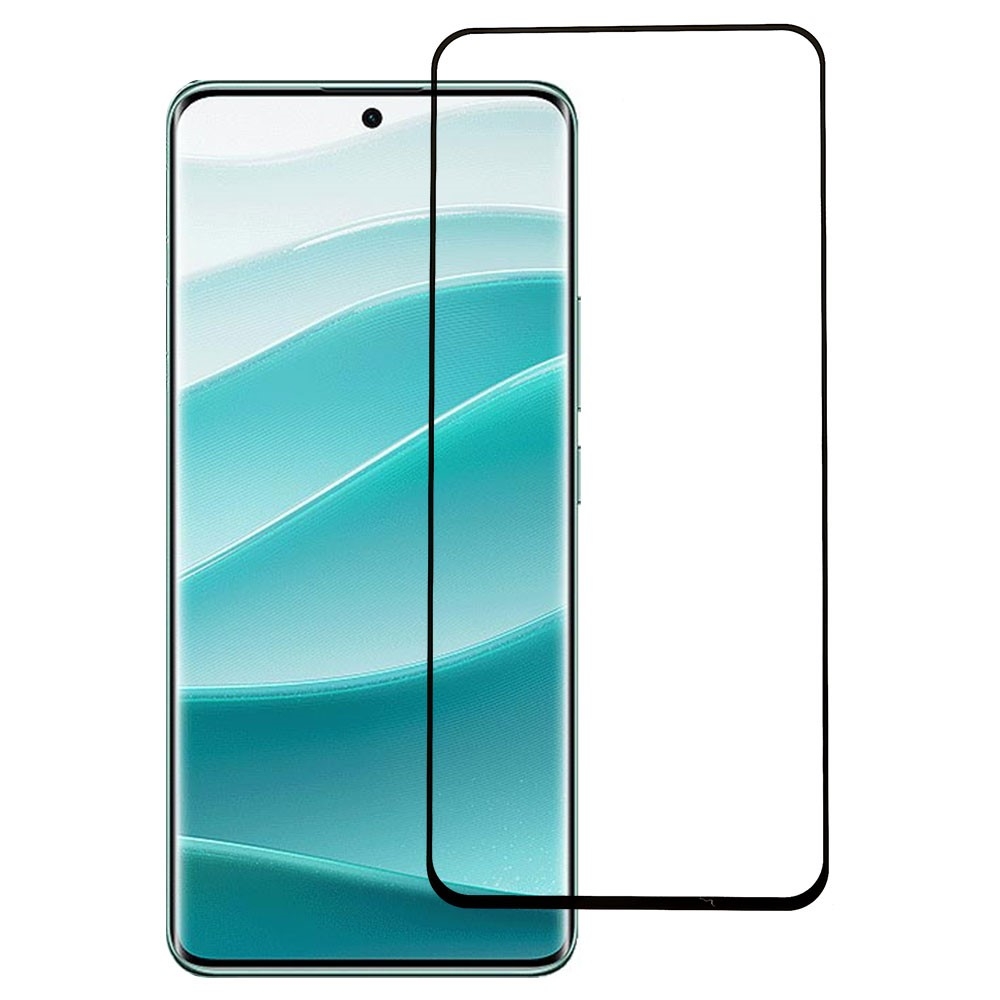 2-PACK SKALO Xiaomi Redmi Note 14 Pro 5G Heltäckande Skärmskydd Härdat Glas - Svart