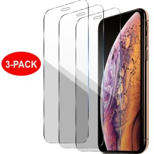 3-Pack - iPhone Xs Max - Härdat Glas Skärmskydd Transparent
