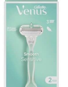 Venus Hudkänslig Rakhyvel med Tre Blad inkl. 2 Extra Blad
