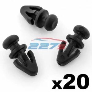 20x Plastic Weatherstrips Clips- Rubber Seal Clips to fit Ford Mondeo, S-Max etc