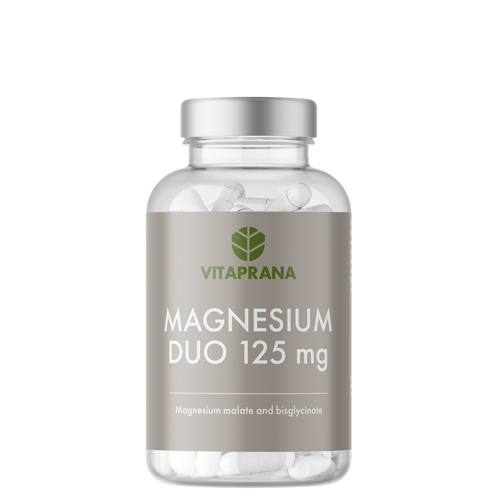 Magnesium Duo 125 mg 100 kapslar