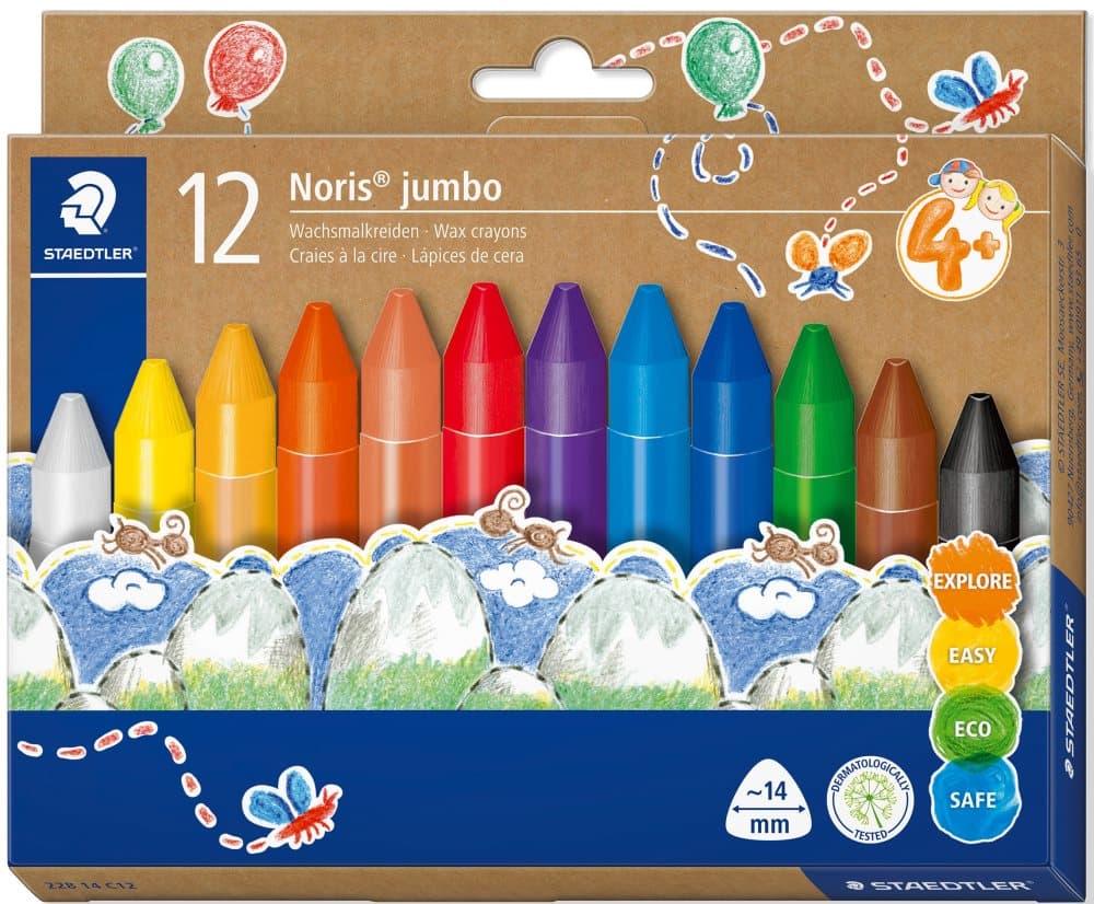Vaxkrita Jumbo 12-p Noris Junior Staedtler