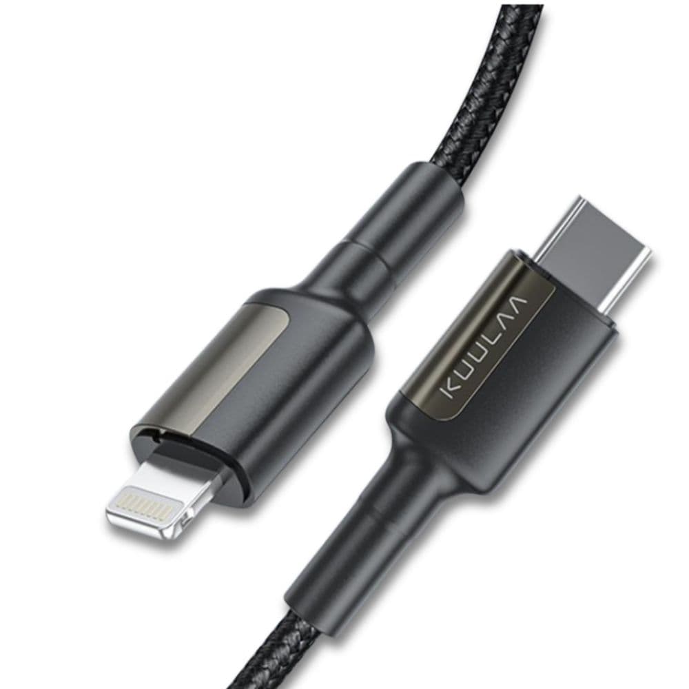 KUULAA USB-C till Lightning PD 30W Nylonkabel - 1m