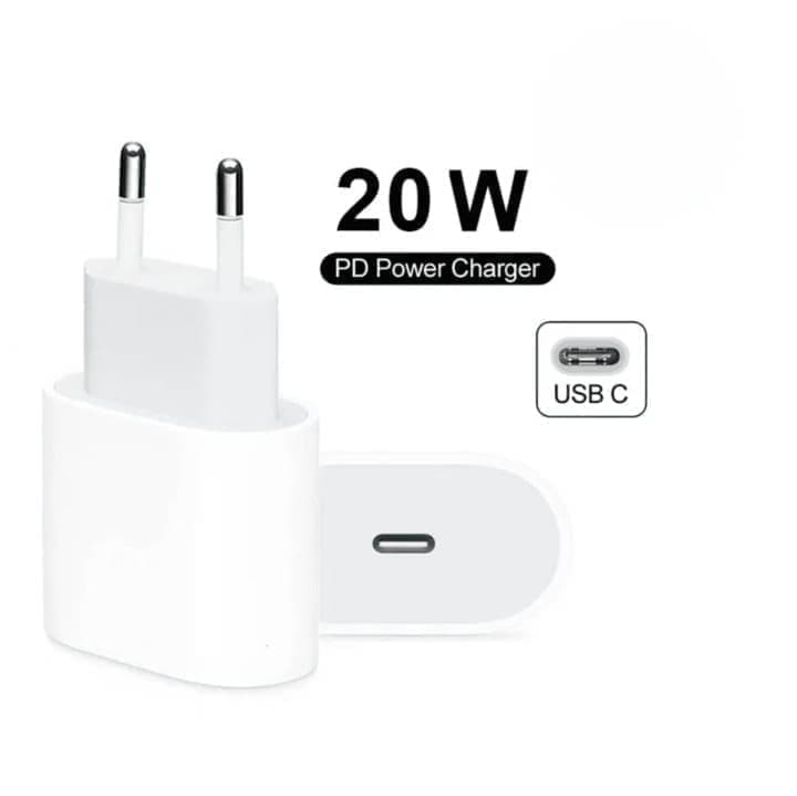 20W Snabbladdare för iPhone 11/12/13/14/15/16 med USB-C - Strömadapter - Kraftfull