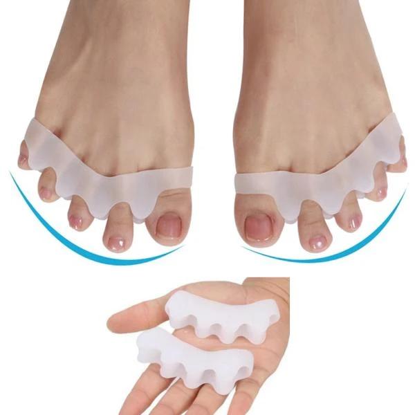 2st Hallux Valgus Tåspridare Separerar Tårna Stöd Tåskiljare