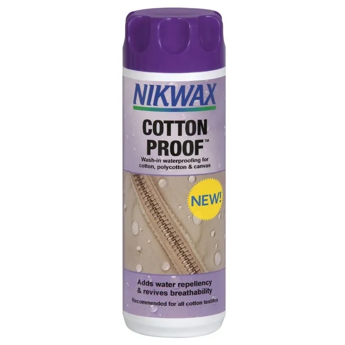 NIKWAX NEW COTTON PROOF 300 ml, impregnering bomull, impregnering canvas