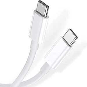 2M 60W 3A Snabbladdningskabel USB-C till USB-C Type C PD - Vit