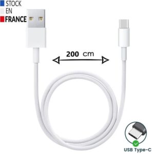 USB Type C-kabel för Samsung Galaxy S22 - Snabbladdning-synkroniserad dataöverföring - 2 meter kabel