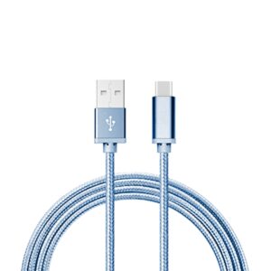 Nylonflätad USB till USB-C Kabel