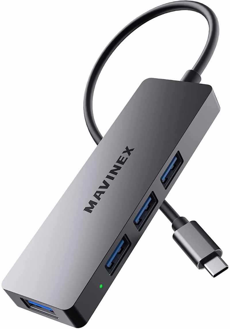 USB C Hub SuperSpeed - 4 portar