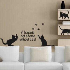 Wallsticker, Söta Katter (väggdekor)