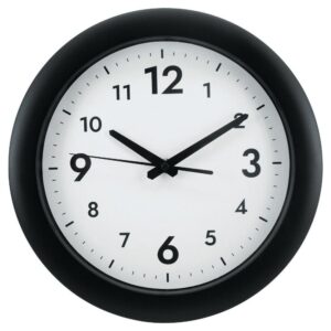 Väggur Easytime Ø30cm svart