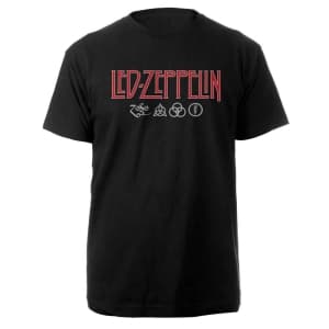Led Zeppelin - Logo & Symbols Uni Bl