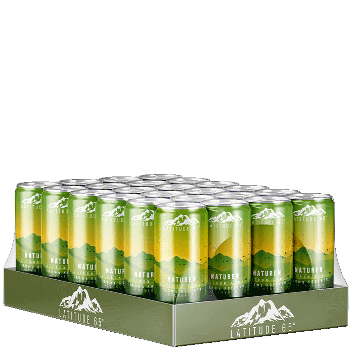 24 x Latitude 65 Energidryck 330 ml