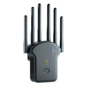 OBOSOE WiFi Extender – WiFi Signal Booster med Flera Driftlägen (Repeater/AP/Router), WPS-funktion