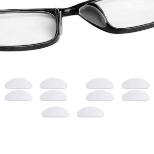 Nsskydd fr glasgon silikon transparent 5 par (15 mm)