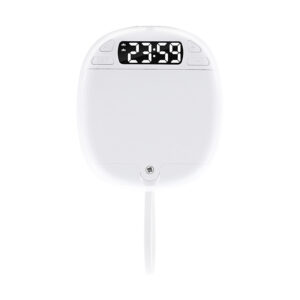 Vibrerande väckarklocka med snooze-funktion White
