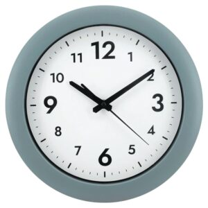 Väggur Easytime Ø30cm grå