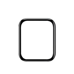 Premium Komposit Skärmskydd för 38mm iWatch - Svart
