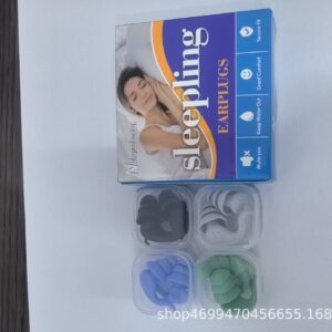 Professionella silikonöronproppar med brusreducering - 4 par Multicolor1