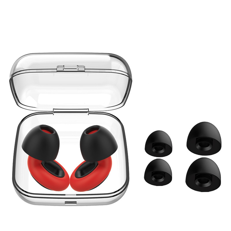 Brusreducerande öronproppar Black/Red