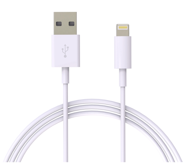 1M Lightning Slitstark Snabb Laddare Kabel Till iPhone Vit iOS15