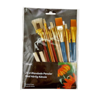 Penselset Artist / Blandade Mlarpensel - 25-pack