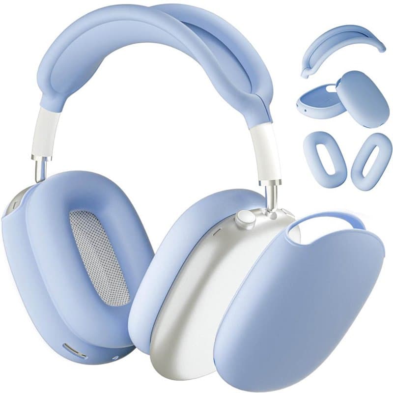 Silikonfodral för Apple AirPods Max hörlurar - Light Blue