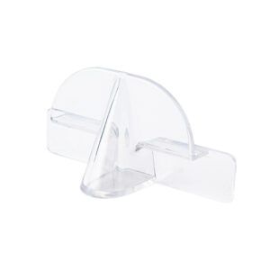 2-pack stapelbar förvaringsställ för glasögon, transparent akryl solglasögon organisatör