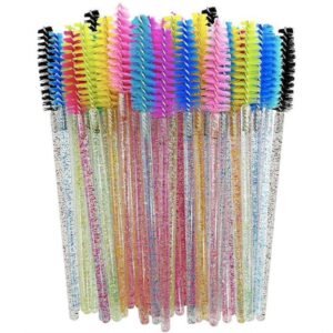 10-pack ögonfransborstar, fransborste, mascaraborste - Mixade
