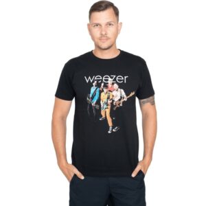Weezer Unisex T-Shirt i bomullsband för vuxna