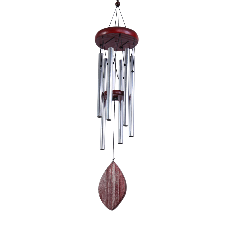 Vindspel fr Trdgrdar & Uteplatser - 6 rr Silver