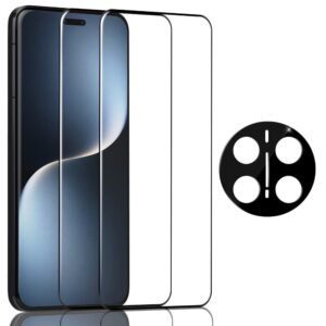 2-Pack Honor Magic 7 Pro Skrmskydd & 1-Pack linsskydd - Hrdat Glas 9H - Super kvalitet 3D