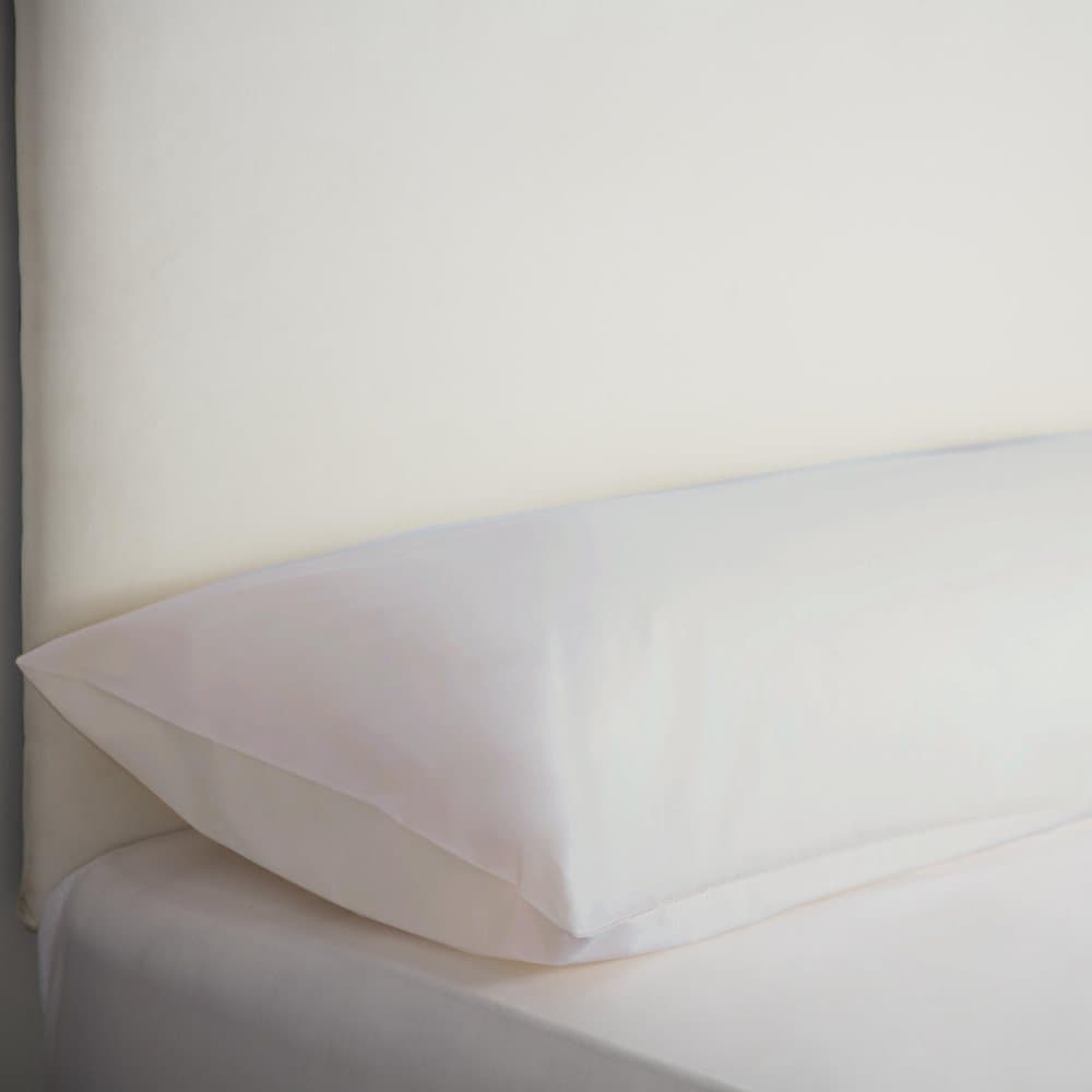 Belladorm Easycare Percale Bolster Pillow Case