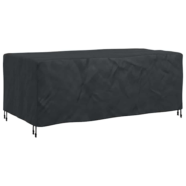 vidaXL Överdrag för utemöbler Svart 200 x 110 x 70 cm 420D