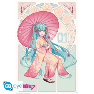 Poster - Hatsune Miku – Sakura Kimono